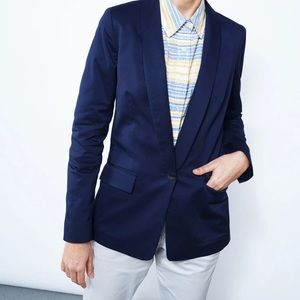 Wildfang Empower Tux Blazer in Navy Pique